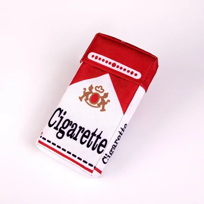 Cigarette Box Sound Making Dog Toy Simulation Cigarette Dolls Plush Chewing Anti-bite Cat Puppy Toy Pet Accessories Dog Products